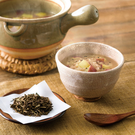 サツマイモの茶粥