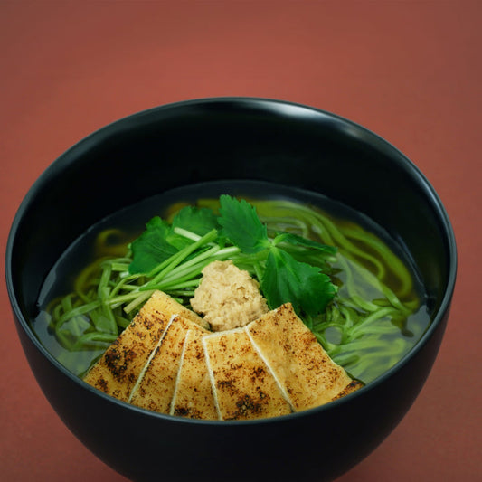炙ったお揚げのあんかけ茶蕎麦でほっこり暖まるひととき