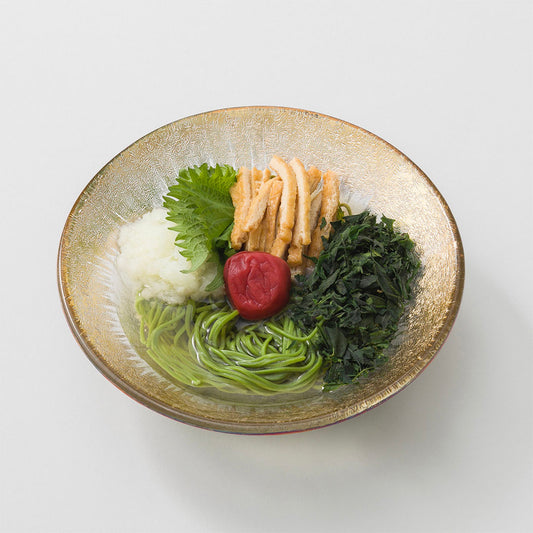 “手摘みてん茶”を楽しむ限定茶蕎麦