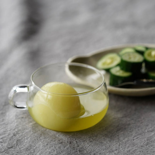 夏野菜と楽しむ、水出し煎茶。