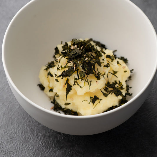 茶殻を香ばしく、美味しく。煎茶茶葉チップのマッシュポテト