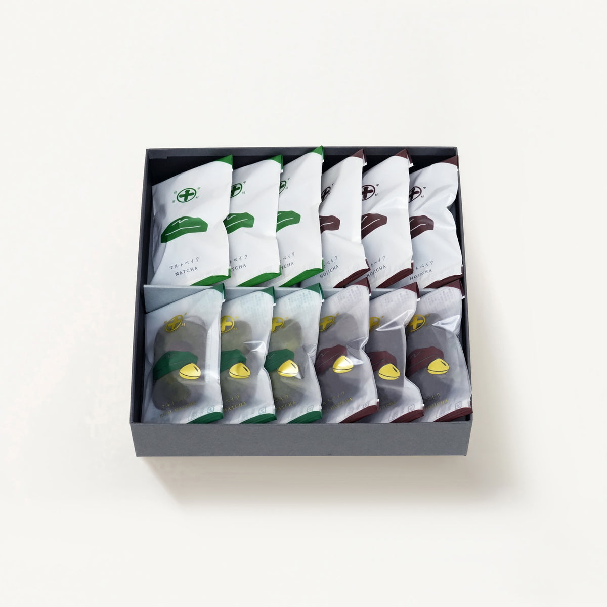 Assortment of 4 types of malt bakes/12 pieces