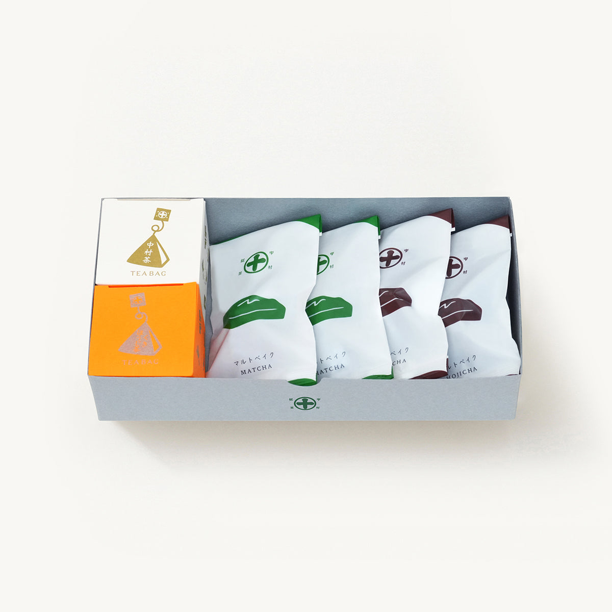 4 malt bakes [Matcha x 2, Hojicha x 2], cuve assortment