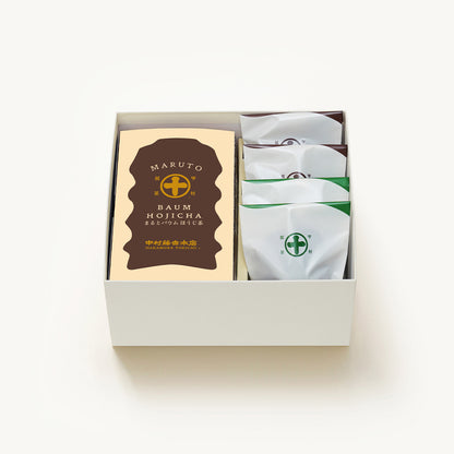 Maruto Baum [Hojicha] and Maruto Bake Assortment [A]