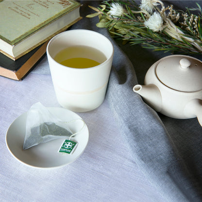 Assortment of rabbit sweets and gyokuro kukicha tea bags